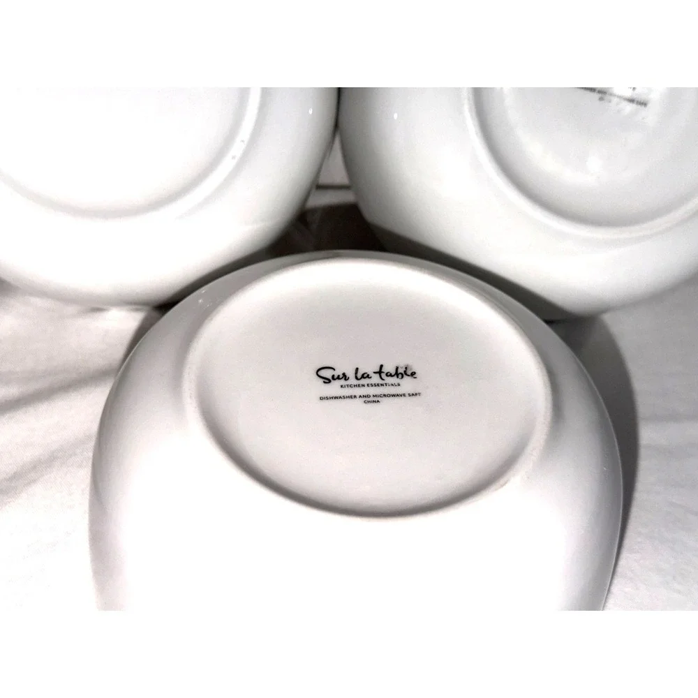 Sur La Table Fine Ceramic Cereal Bowls Set of 3  5.75